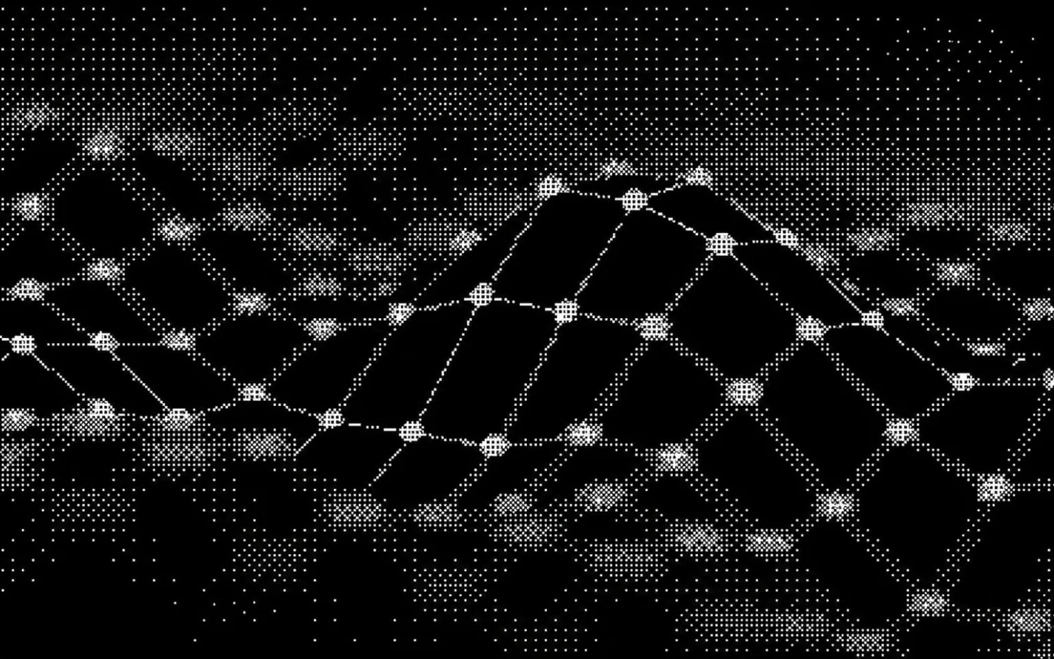 Black and white illustration of converging context flows used as the banner for this Headroom article.